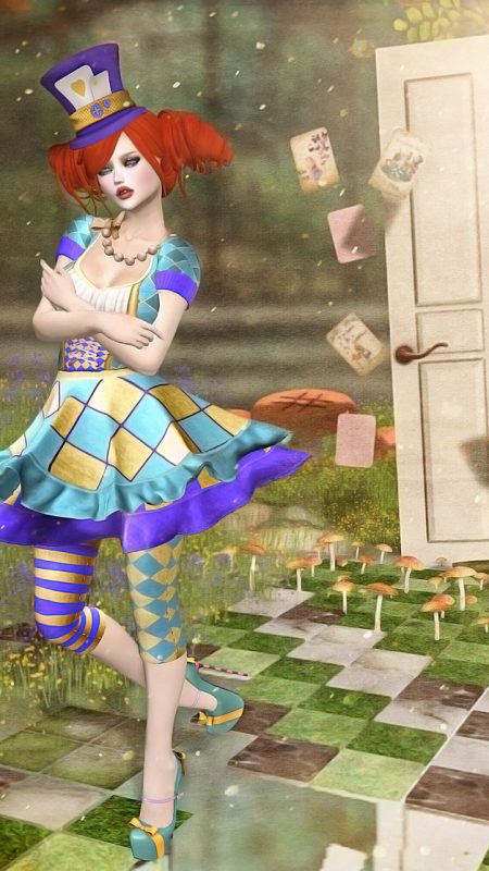 Mad Hatter & White Rabbit…. the door to nowhere